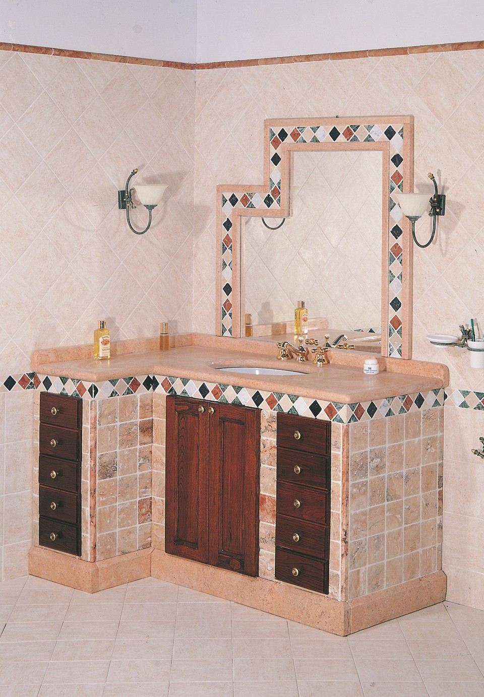 Bagni in muratura rustici: bagni muratura bagno 3006 toscana marmi ...